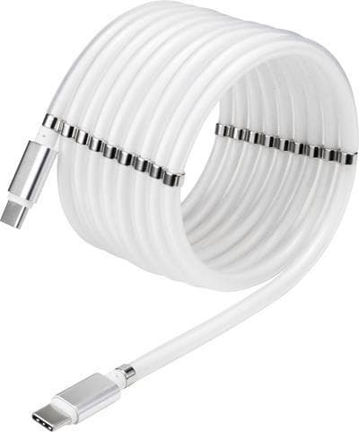 Renkforce USB-kabel USB 2.0 USB-C™ hane, USB-C™ hane 2.00 m vitguldpläterade kontaktkontakter (TO-6886785)