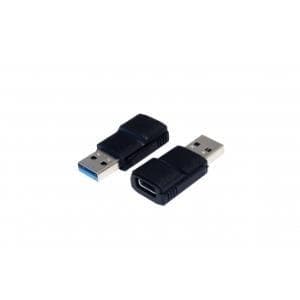 Exsys - USB-adapter - USB Type A (M) til USB Type C (W) - USB 3.1 - Sort (EX-47991)