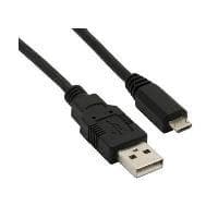InLine 31718 Micro-USB 2.0-kabel, USB-A hane till Micro-B hane, svart, 1,8 m