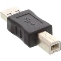 InLine® USB 2.0-adapter, han A til han B (33443A)