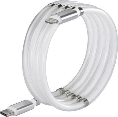 Renkforce TO-6886779 Mobiltelefonkabel Hvid 1 m USB C Lightning (TO-6886779)