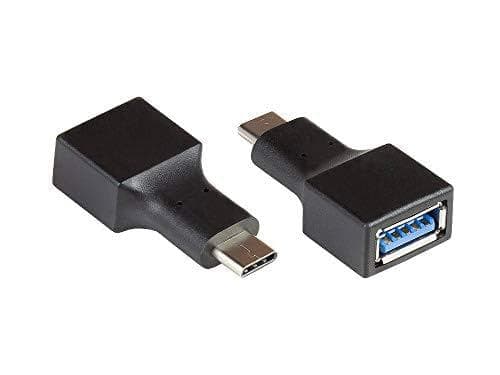 Adapter USB 3.0 / USB 3.1 (Gen. 1) USB-C™ han til hun A, sort, Good Connections® (USB-AD301)