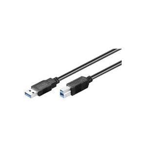 MicroConnect - USB-kabel - USB Typ B (M) till USB Typ A (M) - USB 3.0 - 5 m - Svart