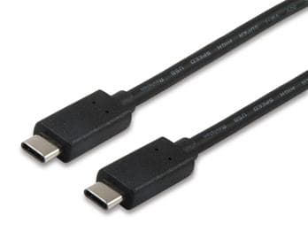 Utrusta 12888307 USB-kabel 1 m USB 2.0 USB C Svart