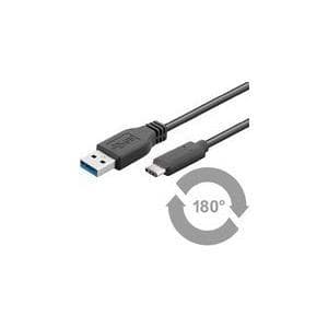MicroConnect - USB-kabel - USB Typ A (M) till USB-C (M) - USB 3.1 - 1 m