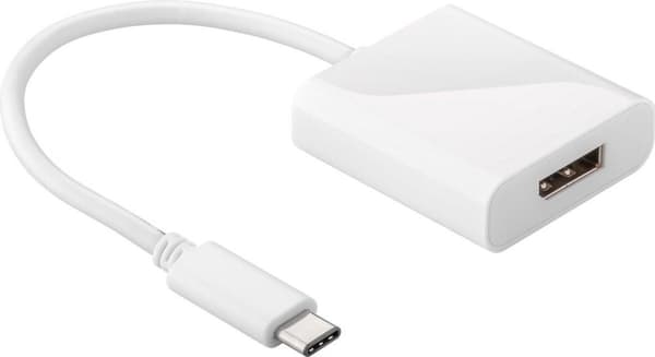Goobay USB-C/DisplayPort valkoinen Valkoinen