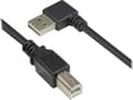 Pikkukuva 1 / 6: Alcasa 2510-EU005W USB-kaapeli 0,5 m USB 2.0 USB A USB B Musta