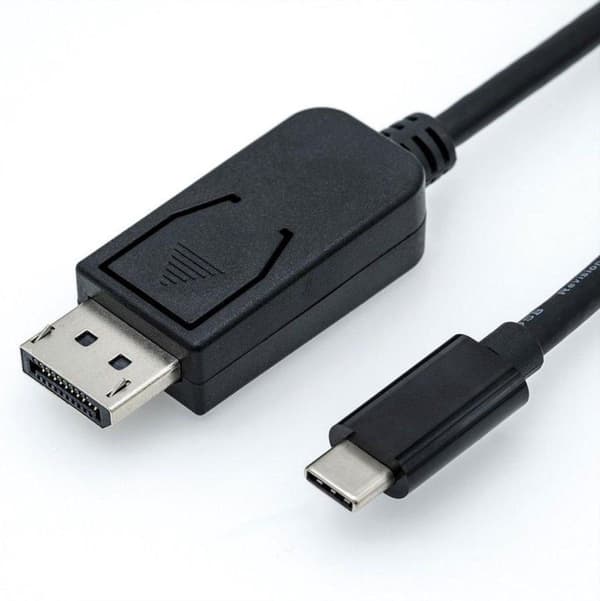 Roline USB-C til DisplayPort-kabel med DP Alt Mode - 6 fod