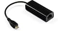 Miniatyrbild 1 av 2: MicroConnect USB Micro to Ethernet, svart (USBMICROETHBB)