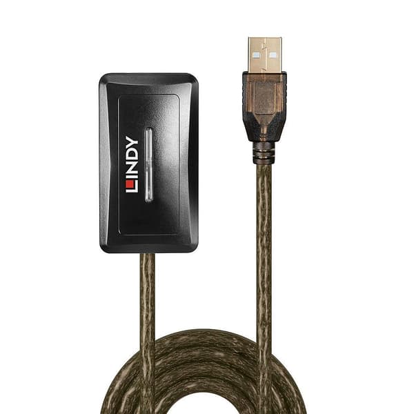 Lindy USB 2.0 Active Extension Hub - Hub - 4 x USB 2.0 - Desktop