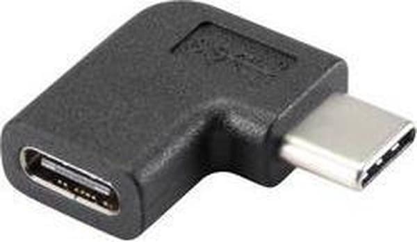Renkforce USB 3.2 Gen 2 (USB 3.1 Gen 2) Adapter [1x USB-C-stik - 1x USB-C-stik] 90° vinklet til højre