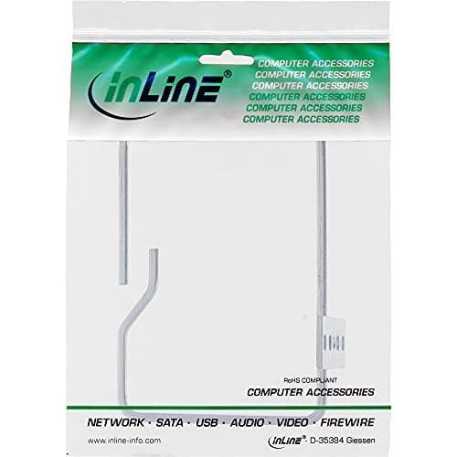 InLine® kabelbeslag, metal, galvaniseret, åbning på lang side, 140x100mm