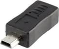 Miniatyrbillede 1 af 2: Renkforce USB 2.0 Adapter [1x Mini-USB 2.0 B-stik - 1x Micro-USB 2.0 B-stik] rf-usba-08 Guldbelagte stikkontakter