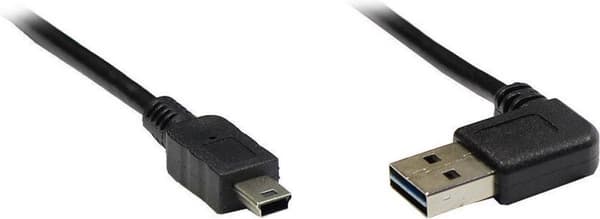 Alcasa 3310-EU02W USB-kaapeli 2 m USB 2.0 USB A Mini USB B Musta
