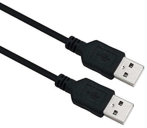 Helos Tilslutningskabel USB 2.0 A han / A han 3.0 m Sort
