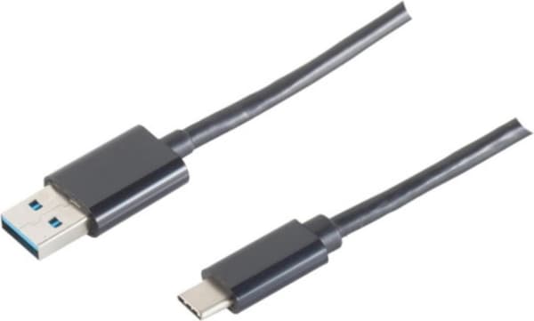 S-Conn 14-10006 USB-kabel 1 m USB 3.2 Gen 1 (3.1 Gen 1) USB A USB C Svart (14-10006)