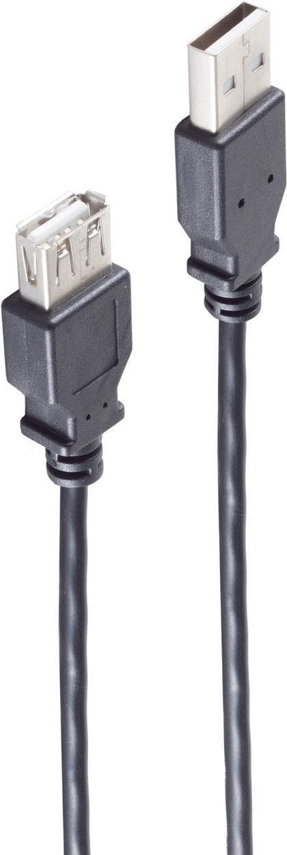 shiverpeaks BS13-24185 USB-kaapeli 1,8 m USB 2.0 USB A Musta (BS13-24185)