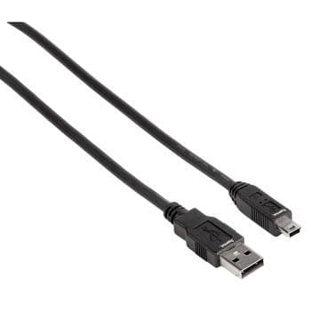 Hama Navi 2.0 USB Kabel A-Mini B 1.8 - Sort