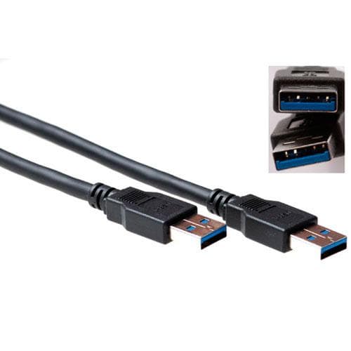 Avancerad kabelteknik - USB 3.0 A hane till USB 3.0 A hane - 2 m
