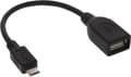 Pikkukuva 1 / 4: InLine 31606 USB-kaapeli 0,15 m USB A Micro USB B Musta
