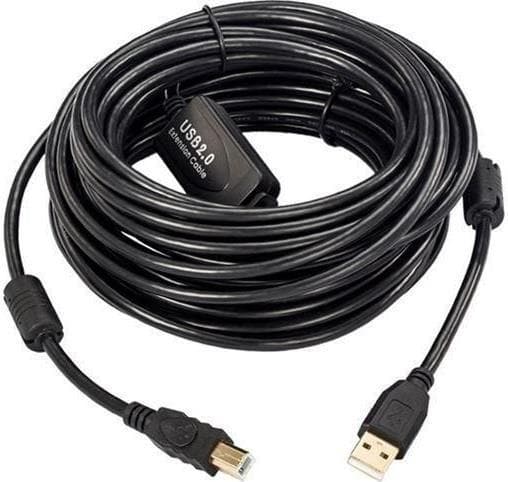 Microconnect USBAB10B-ACTIVE USB-kabel 10 m 2.0 USB B USB A Svart (USBAB10B-ACTIVE)