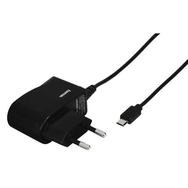 Hama laturi, micro USB, 1 A, musta