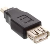 Adapter USB - USB-A (F) - USB-B mini 5-benet (M) (33500B)