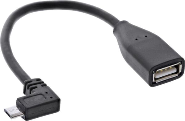 InLine 31606W USB kabel Micro USB B USB A Sort