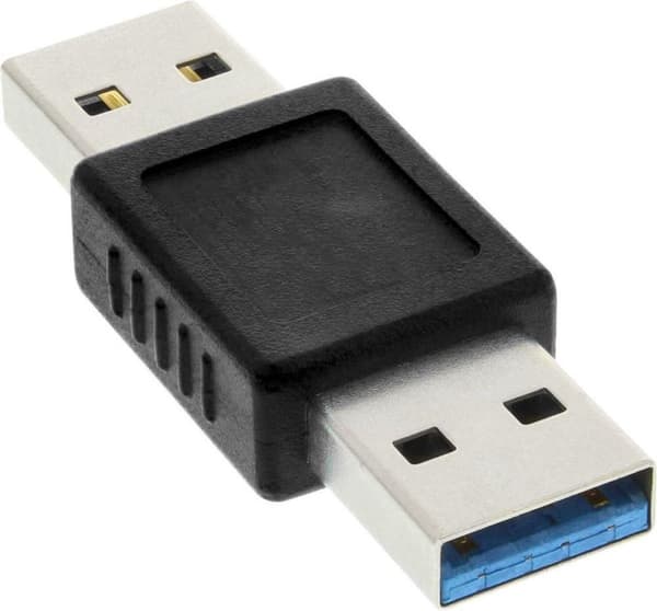 InLine USB-A (m) - USB-A (m) kobling - USB3.0 / sort