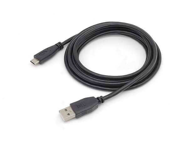 Varusta USB 2.0 Type C - Type A kaapeli - M/M - 2,0 m - 2 m - USB A - USB C - USB 2.0 - 480 Mbit/s - Musta (128885)