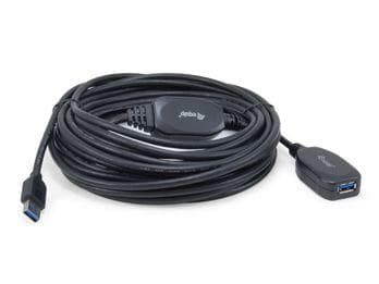 Varusteet 133347 USB-kaapeli 10 m USB 3.2 Gen 1 (3.1 Gen 1) USB A Musta