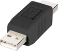 Miniatyrbillede 1 af 3: Renkforce USB 2.0 Adapter [1x USB-A 2.0 stik - 1x USB-A 2.0 stik] rf-usba-02 Guldbelagte stikkontakter
