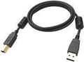 Miniatyrbild 1 av 3: Vision Professional - USB-kabel - USB (M) till USB Typ B (M) - USB 2.0 - 1 m - Svart
