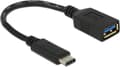 Miniatyrbillede 1 af 4: Delock - USB-C han til USB 3.0 A hun - 0,15 m