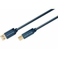 ClickTronic 3m USB3.0 A - B m/m 3m USB A USB B Blå USB-kabel (70093)