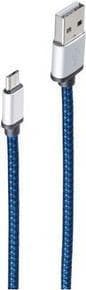 shiverpeaks BS14-50020 USB-kabel 0,9 m 2,0 USB A Micro-USB B Blå (14-50020)
