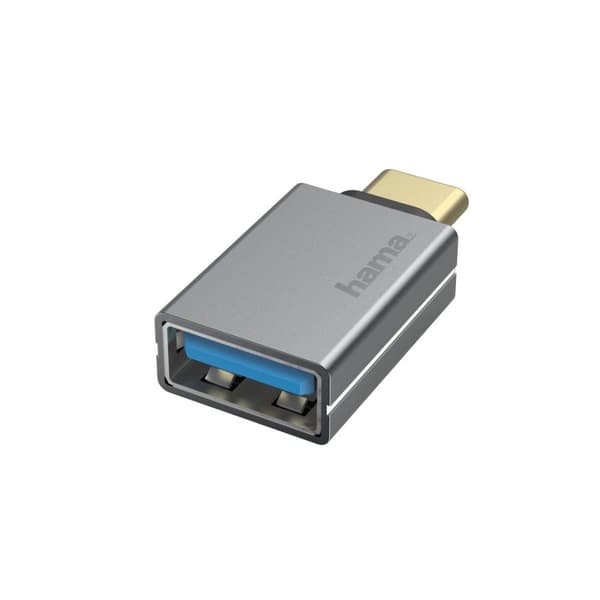 Hama 00200300 kabeladapter USB Type-A USB Type-C Grå (00200300)