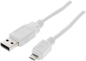 SHIVERPEAKS SHVP 77180-W - USB 2.0-kabel, A hane till Micro B hane, 0,5 m (BS77180-W)