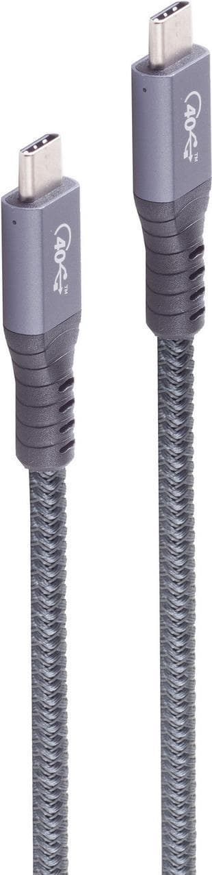 shiverpeaks ®-BASIC-S--USB-C-liitäntäkaapeli--USB-kaapeli tyypin C uros tyypin C uros, 4.0 Gen 3x2, PRO, 0,5 m (BS13-67010)