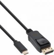 InLine 64123 3m USB C DisplayPort svart videokabeladapter (64123)