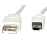 VALUE USB 2.0-kabel, typ A - 5-stifts mini 0,8 m (11.99.8708)