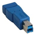 Miniatyrbillede 1 af 3: InLine - USB-adapter - 9-benet USB Type A (F) - 9-benet USB Type B (M) (USB3.0) (35300D)