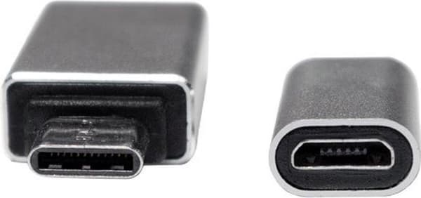 LogiLink USB-C Adapter Set, 2-punkts, silver