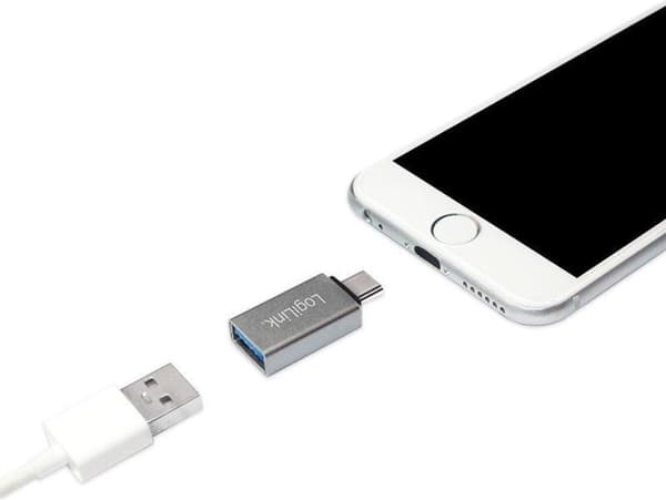 LogiLink USB-C Adapter Set, 2-punkts, silver