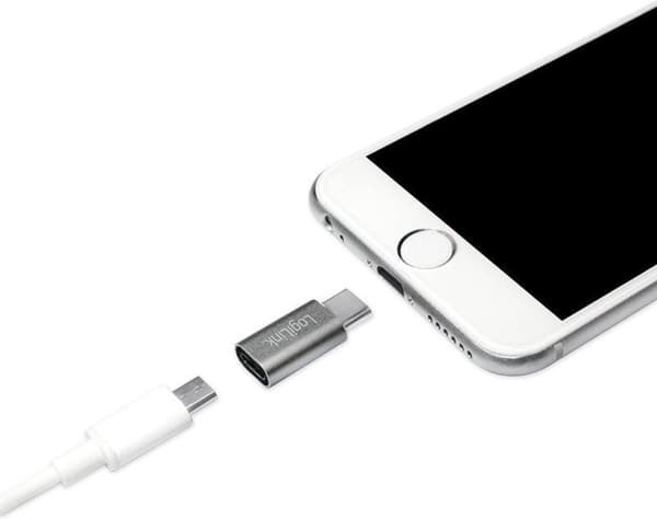 LogiLink USB-C Adapter Set, 2-punkts, silver