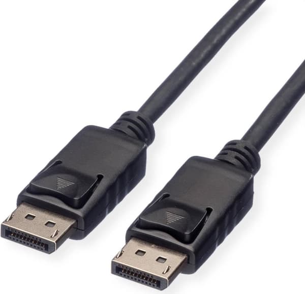 ROLINE GREEN DisplayPort-kabel, DP ST - ST, svart, 1 m (11.44.5761)