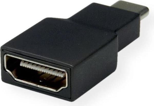 Roline USB-C til HDMI Adapter med DP Alt Mode (4K 30 Hz) / Sort Sort
