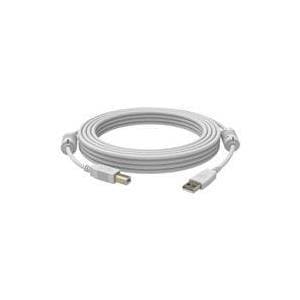 Vision Techconnect 2 - USB-kabel - USB typ B (M) till USB (M) - USB 2.0 - 5 m - vit