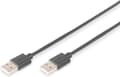 Miniatyrbild 1 av 4: Digitus USB-kabel USB 2.0 USB-A-kontakt, USB-A-kontakt 5,00 m Svart
