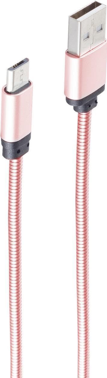 shiverpeaks BS14-11002 USB-kabel 1 m USB 2.0 USB A Micro-USB B roséguld (BS14-11002)